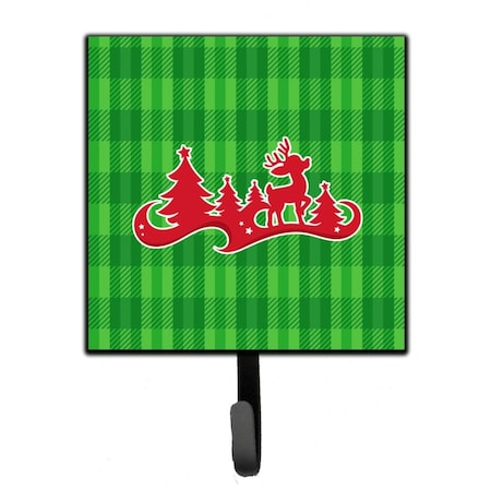Jensendistributionservices Christmas Tree Reindeer Green Leash or Key Holder MI1713330